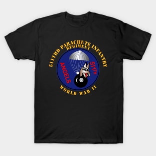 511th PIR 11th Airborne Div - WWII T-Shirt